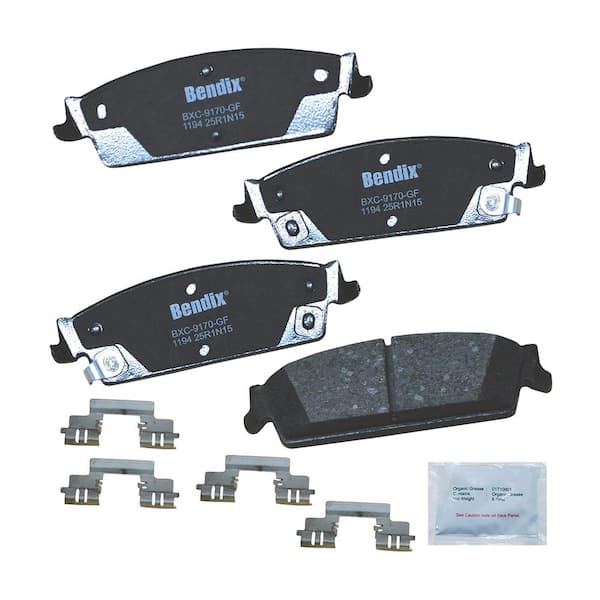 Bendix Premium Copper Free Disc Brake Pad Set 2014-2017 Toyota Tacoma 2.7L