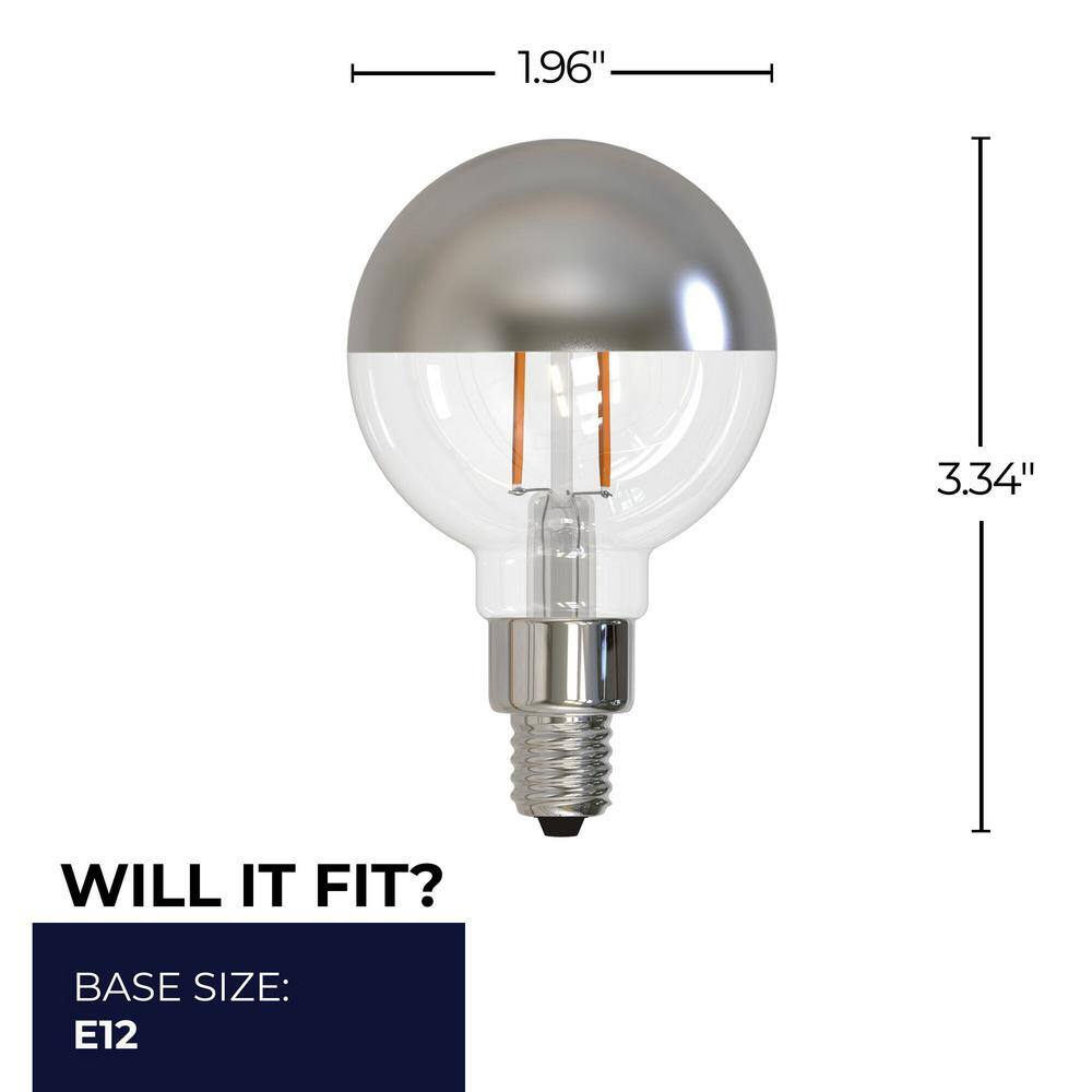Dimmable White Decorative LED Candelabra Bulb