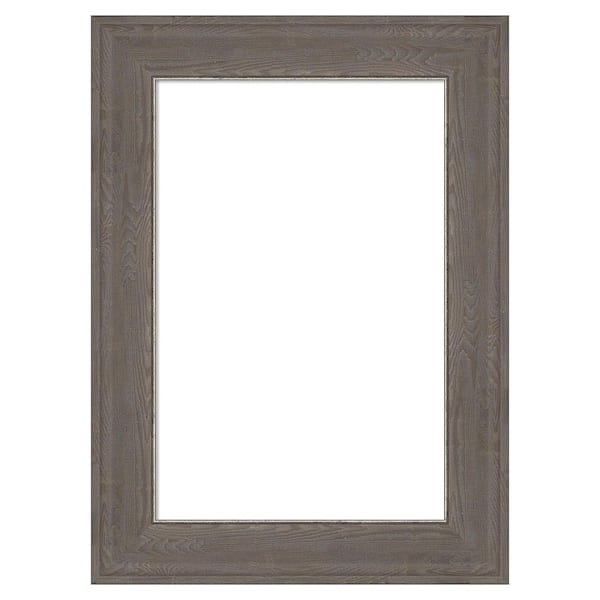 Amanti Art Alta Brown Grey 17 in. x 23 in. Polystyrene Framed Dry Erase Magnetic Memo Board