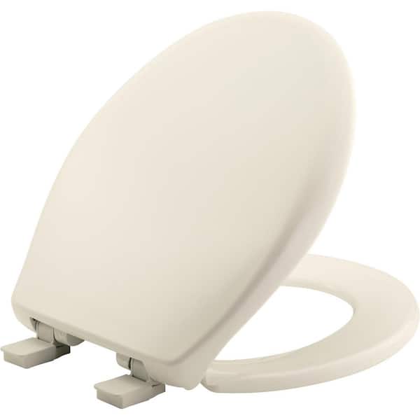 Church Affinity Round Closed Front Toilet Seat in Biscuit