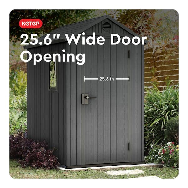 Keter Darwin 4 ft. W x 6 ft. D Outdoor Durable Resin Plastic