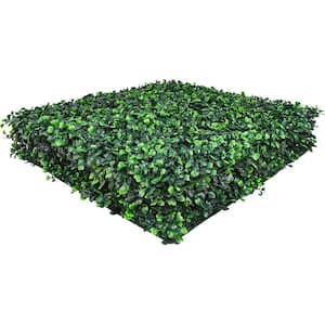 20 in. H x 20 in.W Green Artificial Boxwood Grass Wall 36 Pieces Greenery Wall Boxwood Panels