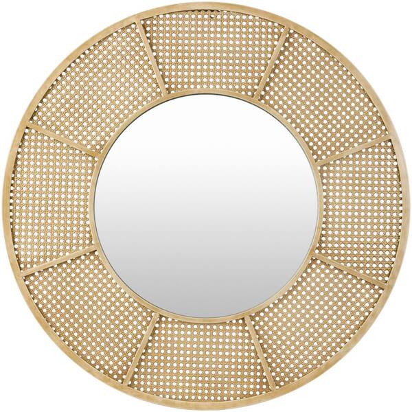 Livabliss Elara 30 in. W x 30 in. H Kaki Framed Decorative Mirror ...