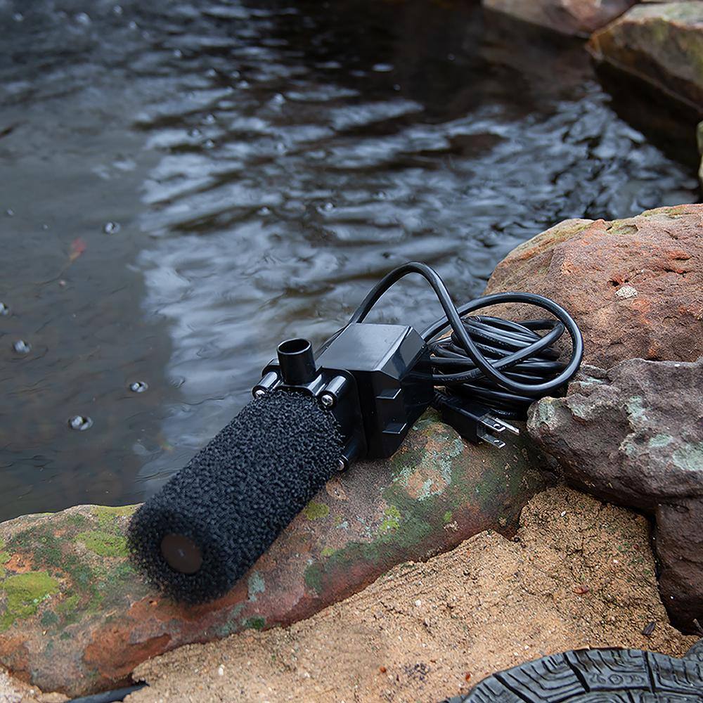 Beckett 900 GPH Black Resin Submersible Pond Pump Kit