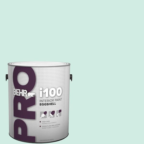 BEHR PRO 1 gal. #HDC-MD-19 Soft Mint Eggshell Interior Paint