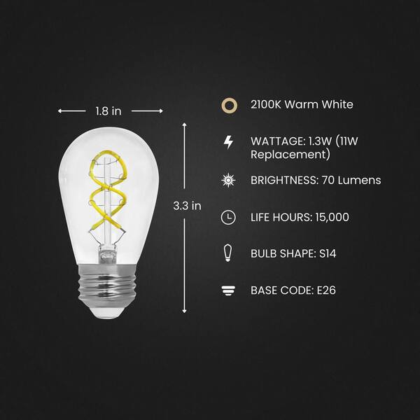 Equivalent Light String Led String Light Replacement Bulbs - The Home Depot