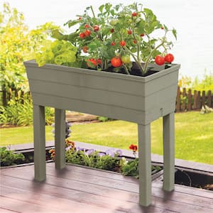 CITY PICKERS 24.5 in. x 20.5 in. Patio Raised Garden Bed Grow Box