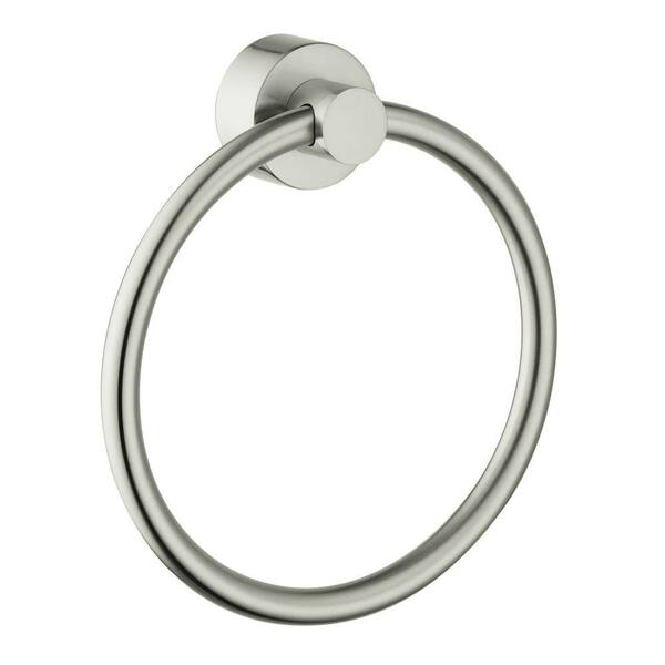 Hansgrohe Axor Uno Towel Ring in Brushed Nickel