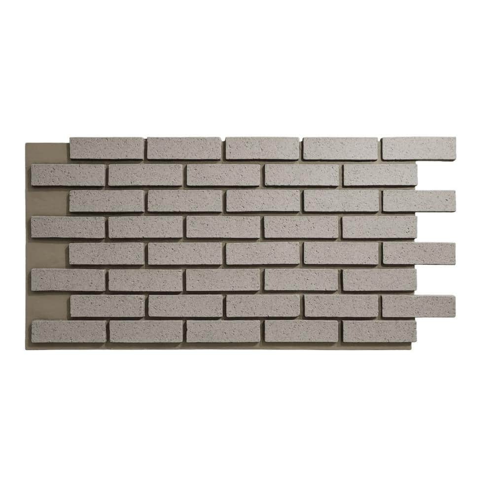 Everstone Traditional Faux Brick 44 in. x 21.75 in. Polyurethane Siding price history on PriceWatchPro