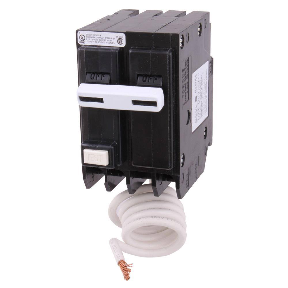 35 Amp Double Pole Ground Fault Breaker with Self-Test (THQL2135GFT2A)
