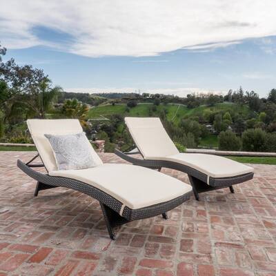 Removeable Slipcover Adjustable Backrest Outdoor Chaise Lounges Patio Chairs The Home Depot - Waveland Adjustable Wicker Chaise Lounge Removeable Slipcover Adjustable Backrest Outdoor Chaise Lounges Patio Chairs The Home Depot - Waveland Adjustable Wicker Chaise Lounge