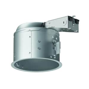 E26 6 in. Aluminum Recessed Lighting Housing for Remodel Shallow Ceiling, Insulation Contact, Air-Tite