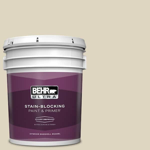 BEHR ULTRA 5 gal. Home Decorators Collection #HDC-NT-15 Rococo Beige Extra Durable Eggshell Enamel Interior Paint & Primer