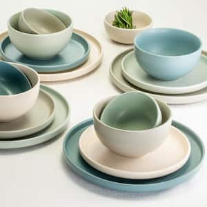 Rollo 16-Piece Artist's Blend Casual Stoneware Dinnerware Set (Service for 4)