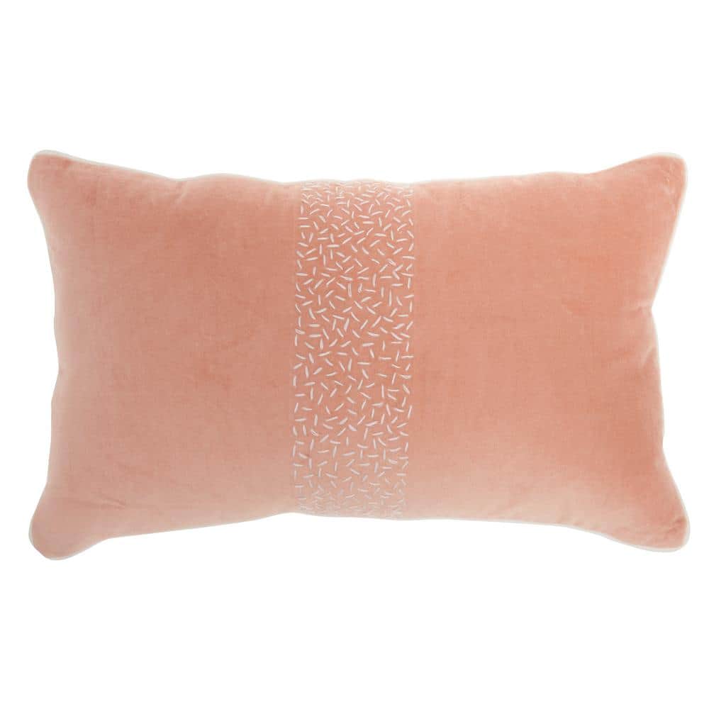 salmon colored pillows