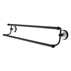 Victorian 24 in. Double Towel Bar in Oil Rubbed Bronze