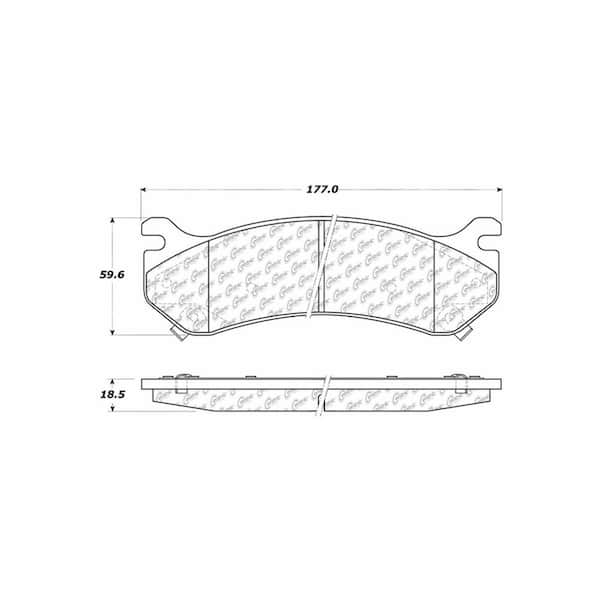 Centric Parts Disc Brake Pad Set