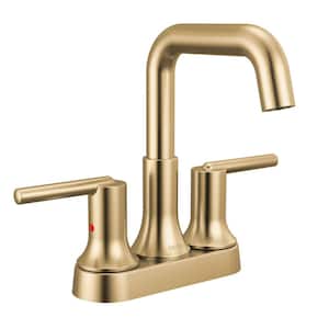 Delta Trinsic 4 in. Centerset Double Handle Bathroom Faucet in