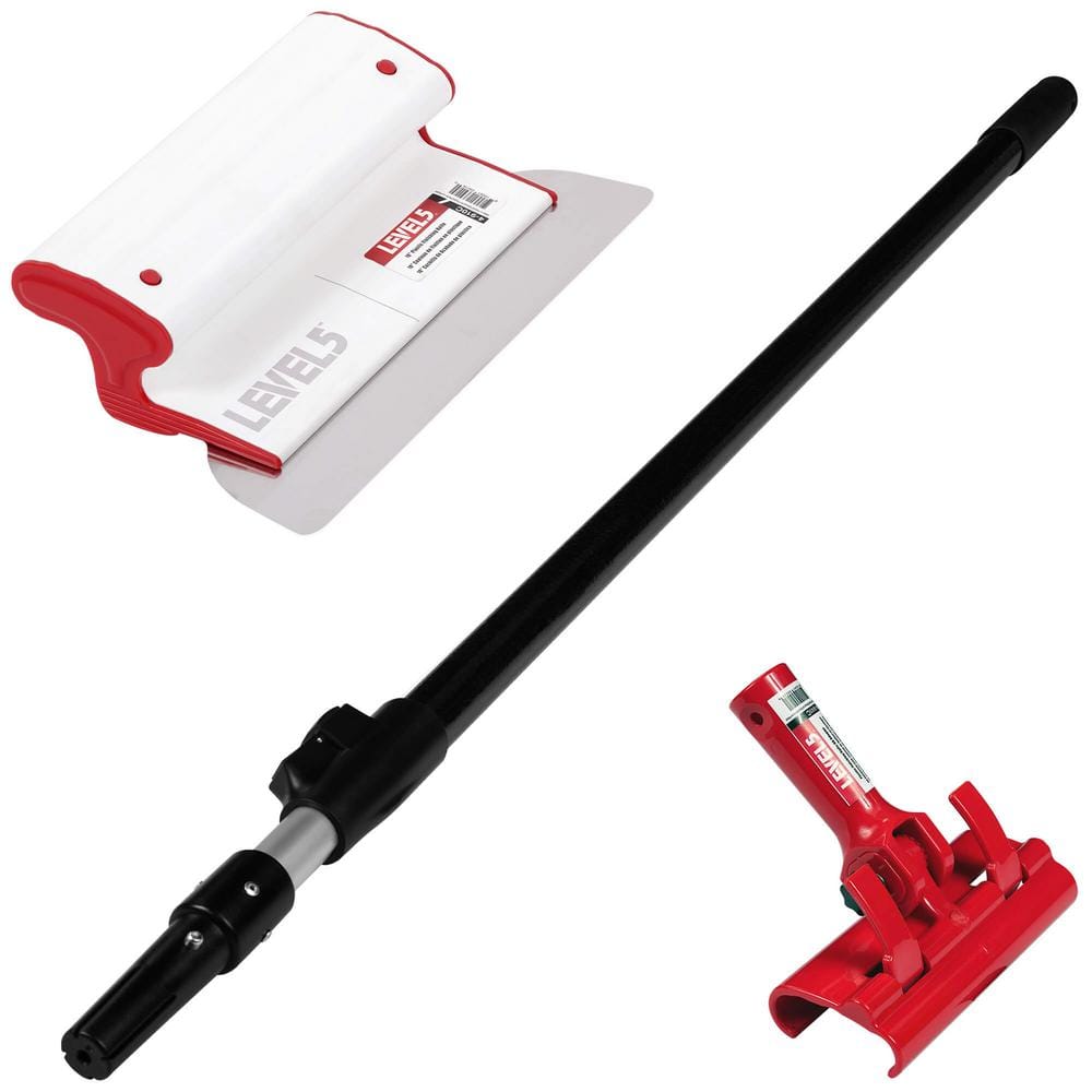 10 in. Composite Skimming Blade Combo with Handle Adapter Plus 49 - 87 in. 