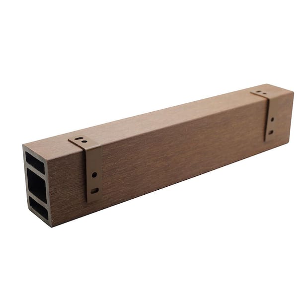 NewTechWood Angle Bracket for Alusions Decorative Profile Brown