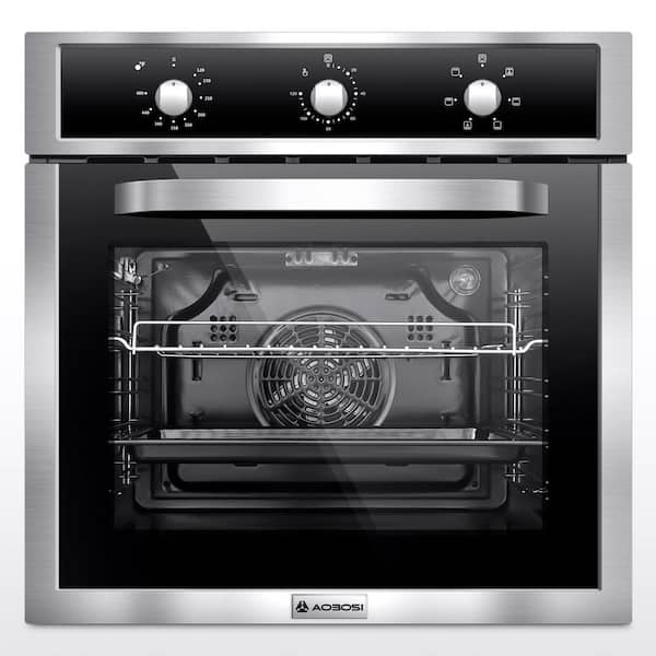 Unbranded 24 in. Single Commercial Electric Wall Oven With Convection in. Stainless Steel