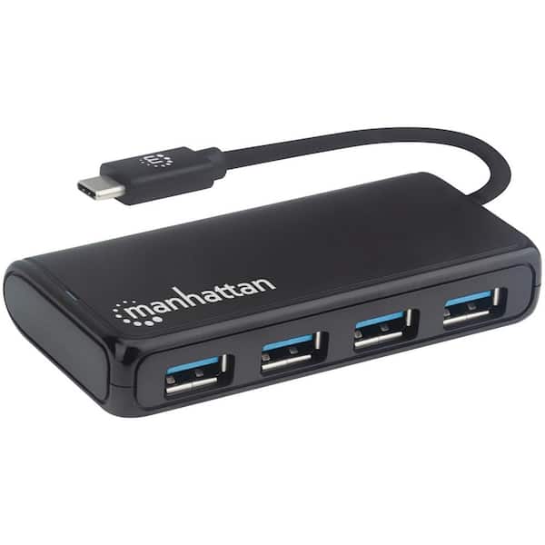 133481 USB-C to 3-port USB 3.0 Hubs with Gigabit adapter - Equip