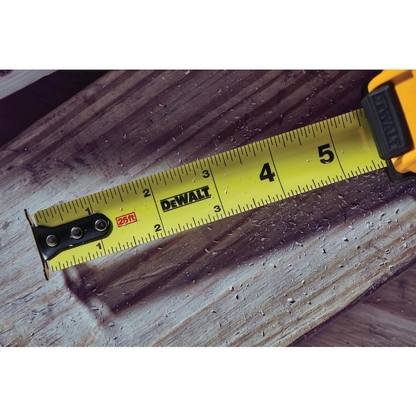 DEWALT 25 ft. x 1-1/8 in. Tape Measure DWHT36107S - The Home Depot