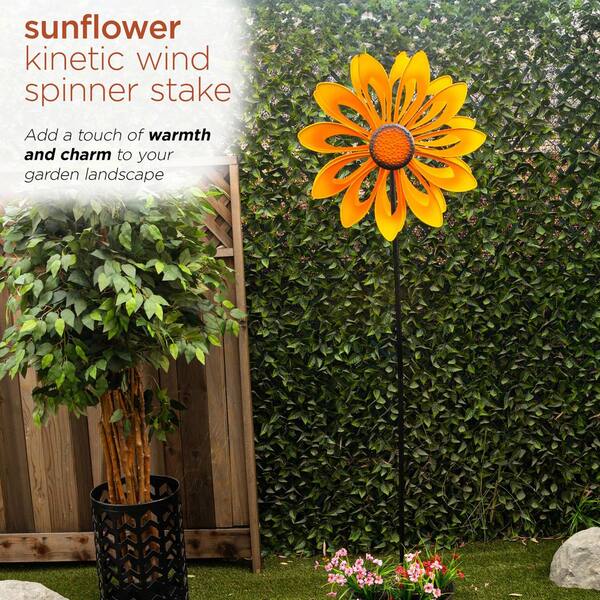 アクセサリー sunflower Rainbow Flower Happy Face CZ Sunflower Pendant Gold Plated