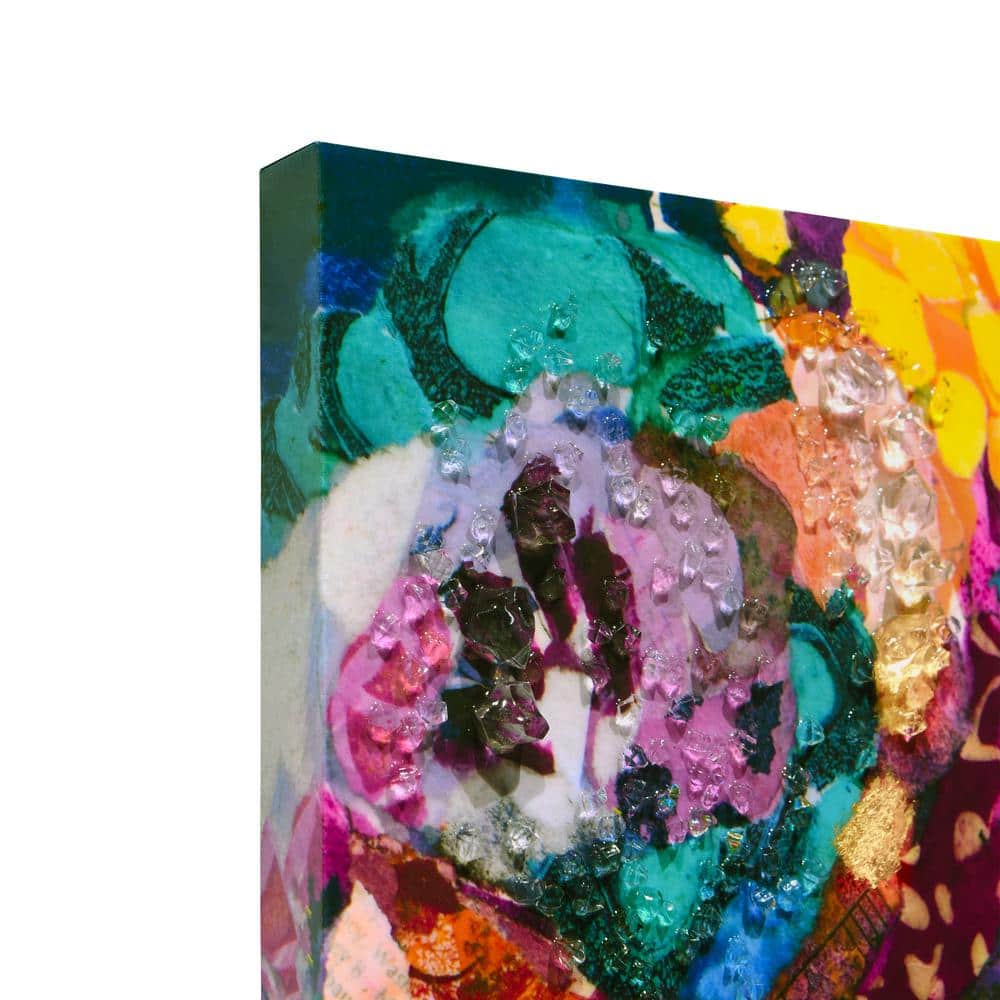 Floral Radiance I & II Colorful Abstract Canvas Wall Art Set