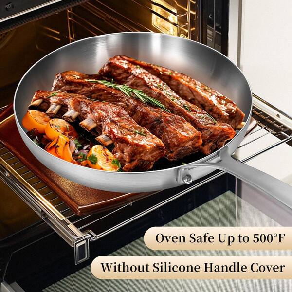 3点セットLOCKFIELD FT40 & Sbs kit & Deck 0 JFVKAF 8.5-10-12 Inch Stainless Steel Tri-Ply Fry Pan Set with Lid