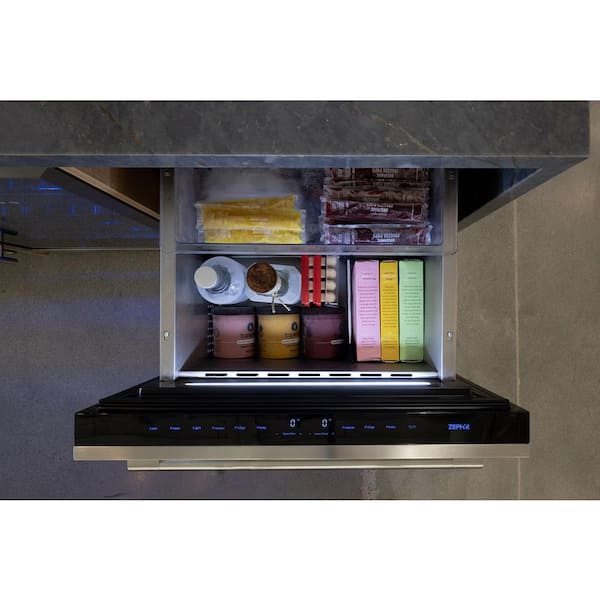 Zephyr Presrv 24 in. Dual Zone Refrigerator Freezer Drawers Zephyr Presrv 24 in. Dual Zone Refrigerator Freezer Drawers