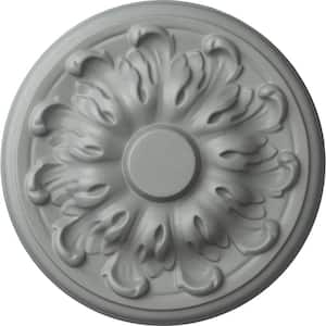7-7/8 in. x 1-1/2 in. Millin Polyurethane Ceiling Medallion (Fits Canopies upto 2 in.), Primed White