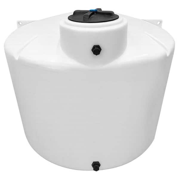 VPC 1550 Gal. White Polyethylene Vertical Water Storage Tank 1.5 Gravity