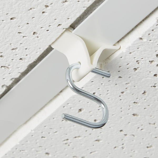 Sturdy Ceiling Grid Hooks - Holds up to 15 lbs - Drop Ceiling Hooks fo -  Picture Hang Solutions