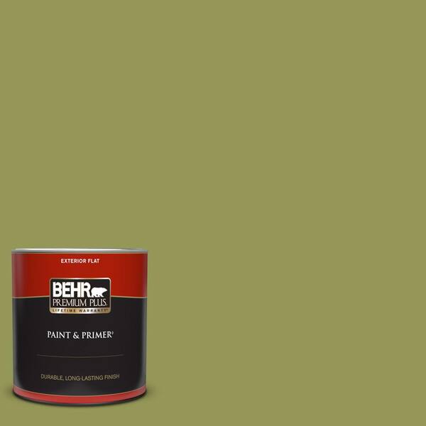 Reviews for BEHR PREMIUM PLUS 1 qt. 400D6 Grape Leaves Flat Exterior
