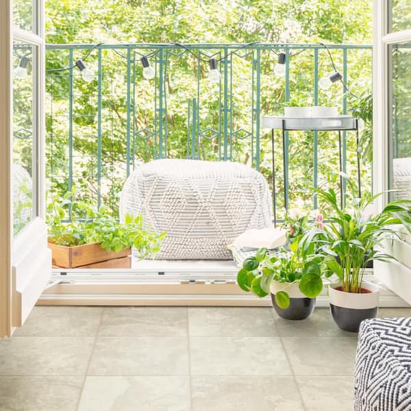 Echoes Deep 12 in. x 12 in. Porcelain Floor and Wall Tile (11.63 sq. ft./Case)