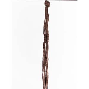 36 in. Brown Colored Jute Plant Hanger