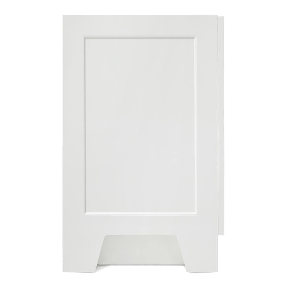Taylor 66'' White Double Freestanding Vanity Cabinet