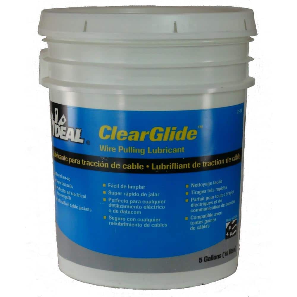 Ideal 31-381 ClearGlide Wire Pulling Lubricant (1-Gallon Bucket)