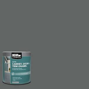 1 qt. #BXC-41 Charcoal Satin Enamel Interior/Exterior Cabinet, Door & Trim Paint