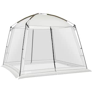 8-Person White UV 50 Plus Screen Tent