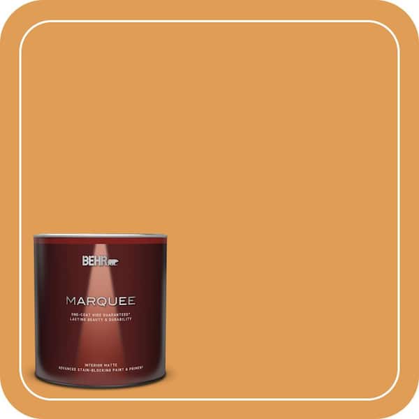 BEHR MARQUEE 1 qt. #290D-5 Apple Crisp Matte Interior Paint & Primer