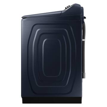 5.4 cu. ft. Smart Top Load Washer with Pet Care Solution and Super Speed Wash in Brushed Navy Blue