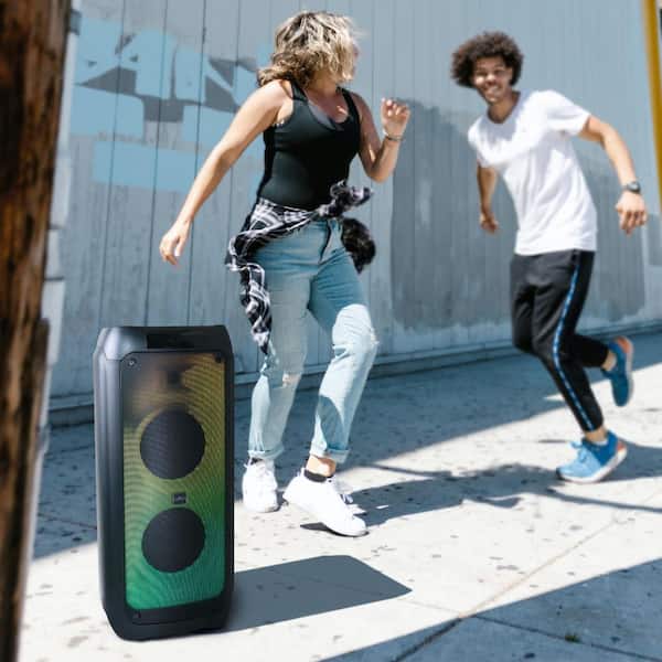 BEFREE SOUND Dual 8 in. Bluetooth Wireless Speaker with Reactive Lights  985114895M - The Home Depot