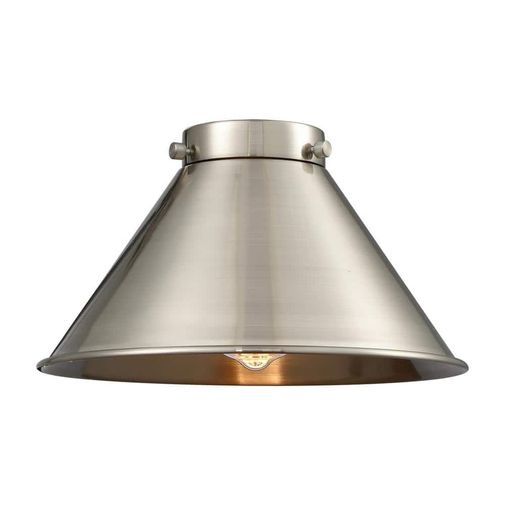 Briarcliff 10" Satin Nickel Mini Pendant Light
