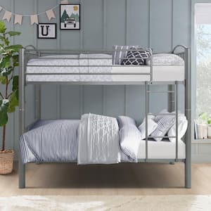 Beatty Gray Finish Twin/Twin Metal Bunk Bed