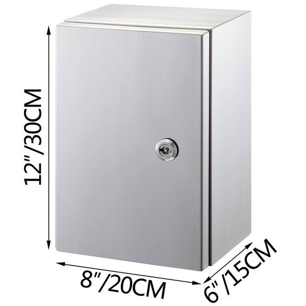 VEVOR 576 cu. in. Electrical Enclosure Box 12 x 8 x 6 in