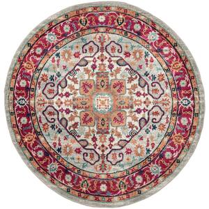 Bali Caymen Multi 7 ft. 10 in. x 7 ft. 10 in. Round Rug