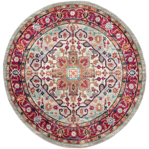 United Weavers Bali Caymen Multi 7 ft. 10 in. x 7 ft. 10 in. Round Rug