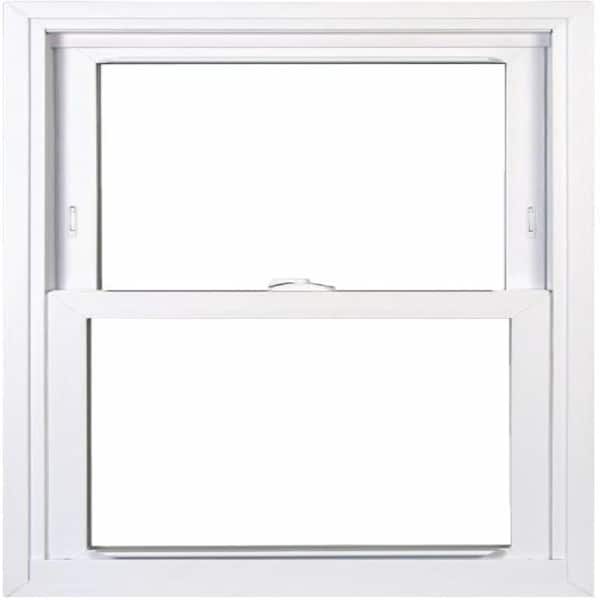 Window Windows Double Pane Hung White Vinyl Replacement American Craftsman Frame 